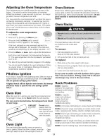 Preview for 18 page of Maytag MGR5765QDS - 30 Inch Gas Range Use And Care Manual