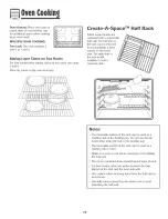 Preview for 18 page of Maytag MGR5775QDW - 30 Inch Gas Range Use And Care Manual