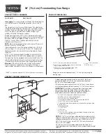 Maytag MGR7661W Product Dimensions preview