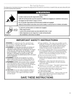 Preview for 3 page of Maytag MGR7661WB4 User Instructions