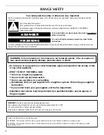 Preview for 2 page of Maytag MGR8670AB User Instructions