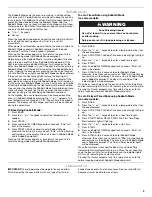 Preview for 9 page of Maytag MGR8670AB User Instructions