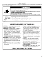 Preview for 3 page of Maytag MGR8800DH0 User Instructions