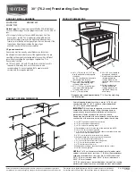 Maytag MGR8875W Product Dimensions preview