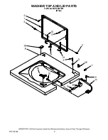 Предварительный просмотр 9 страницы Maytag MGT3800TW0 Parts List