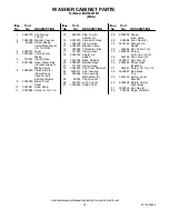 Preview for 12 page of Maytag MGT3800TW1 Parts List