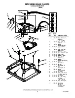 Preview for 14 page of Maytag MGT3800TW1 Parts List