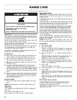 Preview for 16 page of Maytag MGT8655XB Use And Care Manual