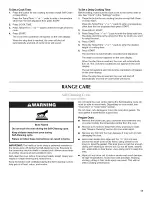 Preview for 17 page of Maytag MGT8655XB01 Use & Care Manual