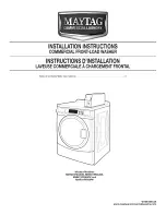 Preview for 1 page of Maytag MHN31PDAWW Installation Instructions Manual