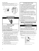 Preview for 6 page of Maytag MHN31PDAWW Installation Instructions Manual