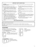 Preview for 3 page of Maytag MHW3000BG2 Use & Care Manual