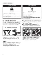 Preview for 14 page of Maytag MHW5500FC Use & Care Manual