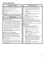 Preview for 19 page of Maytag MHW5500FC Use & Care Manual