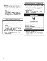 Preview for 22 page of Maytag MHW5500FC Use & Care Manual