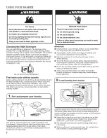 Preview for 8 page of Maytag MHW6000XG0 Use & Care Manual