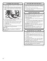 Preview for 16 page of Maytag MHW9000 Series Use And Care Manual