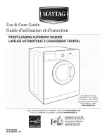 Preview for 1 page of Maytag MHWC7500YW0 Use & Care Manual