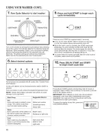 Preview for 10 page of Maytag MHWC7500YW0 Use & Care Manual