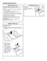 Preview for 12 page of Maytag MHWC7500YW0 Use & Care Manual