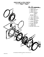 Preview for 3 page of Maytag MHWZ400TB00 Parts List