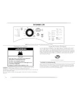 Preview for 14 page of Maytag MHWZ600TE - Epic Z Front Load Washer Use And Care Manual