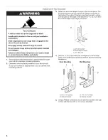 Preview for 6 page of Maytag MIT8795BS00 Installation Instructions Manual