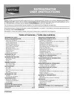 Maytag MITXEGMY User Instructions preview