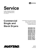 Maytag MLE/MLG23MNA Service Manual предпросмотр