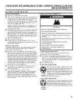 Preview for 13 page of Maytag MLE20PDAYW Installation Instructions Manual