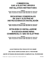 Предварительный просмотр 1 страницы Maytag MLE23PD Installation Instructions Manual