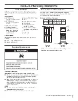 Предварительный просмотр 5 страницы Maytag MLE24PDAYW Installation Instructions Manual