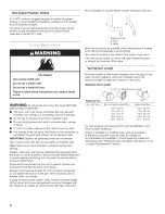 Предварительный просмотр 8 страницы Maytag MLE24PDAYW0 Installation Instructions Manual