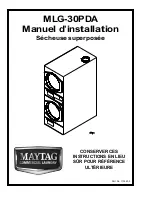 Preview for 16 page of Maytag MLG-30PDA Installation Manual