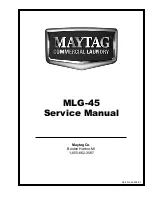 Предварительный просмотр 1 страницы Maytag MLG-45 Service Manual