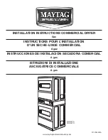 Maytag MLG24PD Installation Instructions Manual предпросмотр