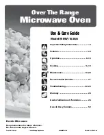 Preview for 1 page of Maytag MMV1153AA User Manual