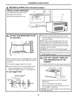 Предварительный просмотр 12 страницы Maytag MMV5165BAW - 1.6 cu. Ft. Microwave Installation Instructions Manual