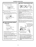 Предварительный просмотр 16 страницы Maytag MMV5165BAW - 1.6 cu. Ft. Microwave Installation Instructions Manual