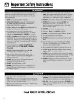 Предварительный просмотр 4 страницы Maytag MMV6178AA Use & Care Manual