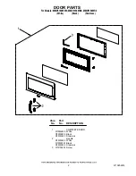 Предварительный просмотр 2 страницы Maytag MMV6180WB0 Parts List