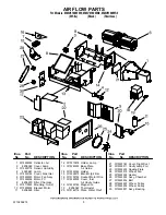 Предварительный просмотр 5 страницы Maytag MMV6180WB0 Parts List