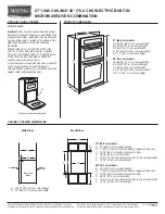 Предварительный просмотр 1 страницы Maytag MMW7530WD Product Dimensions