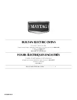 Maytag MMW9730AB Use And Care Manual preview