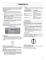 Preview for 11 page of Maytag MRT118FFFE User Instructions