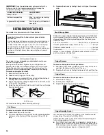 Preview for 12 page of Maytag MRT118FFFE User Instructions