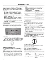 Preview for 12 page of Maytag MRT118FFFH01 User Instructions