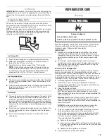 Preview for 15 page of Maytag MRT118FFFH01 User Instructions