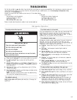 Preview for 17 page of Maytag MRT118FFFH01 User Instructions