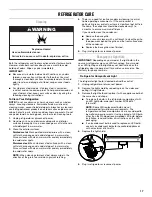 Preview for 17 page of Maytag MRT519SZDE User Instructions